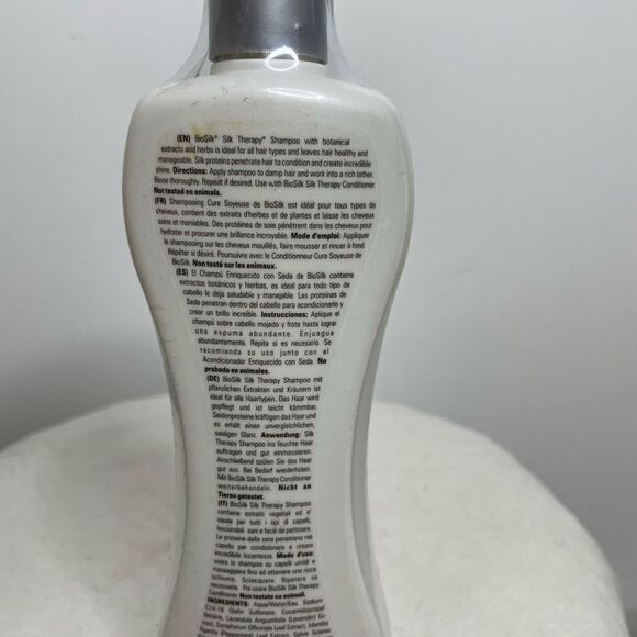 NEW Biosilk Silk Therapy Shampoo Sealed Original Formula 12 oz All Hair - Picture 4 of 7